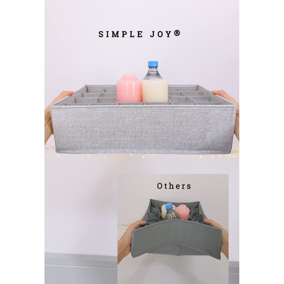 SIMPLE JOY® PAX50 Organizer für ikea Kleiderschrank; DAS ORIGINAL; passgenau; Stabiler Boden; Schubladen Ordnungssystem für Socken, Unterwäsche, Krawatten; 2er Set