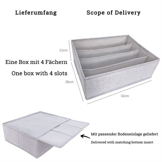 SIMPLE JOY® BH Organizer 1pc für ikea PAX Kleiderschrank; Modulelement unseres PAX75 Organizer Sets; Stabiler Boden; Schubladen Ordnungssystem für Tshirts, Pullis Hosen