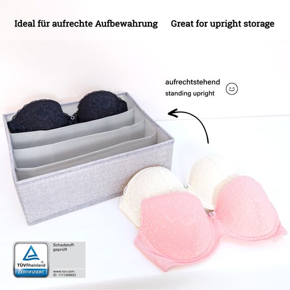 SIMPLE JOY® BH Organizer 1pc für ikea PAX Kleiderschrank; Modulelement unseres PAX75 Organizer Sets; Stabiler Boden; Schubladen Ordnungssystem für Tshirts, Pullis Hosen