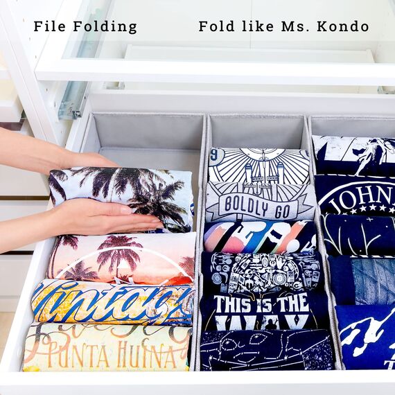 SIMPLE JOY® PAX75 FileFolding Box für IKEA Pax Kleiderschrank; DAS ORIGINAL; passgenau; Stabiler Boden; Schubladen Ordnungssystem, 3er Set