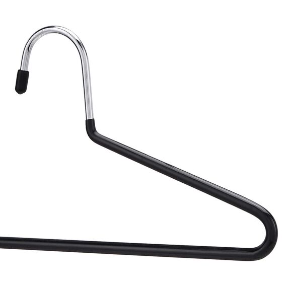 Amazon Basics Hosenbügel, einfaches Aufhängen, 10er-Pack, Verchromt