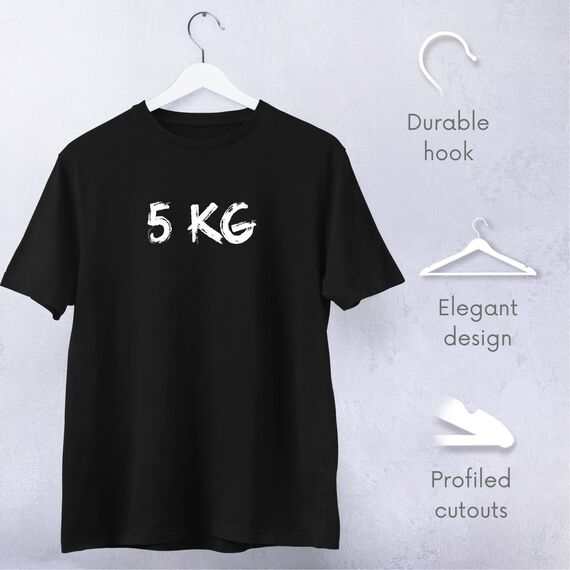 OGIVO Kleiderbügel Holz – 20er Set Holzbügel Bügel aus Holz für Ihre Garderobe – 360° drehbarer Haken – Einkerbungen an den Schultern – Hangers Clothes (Weiß)