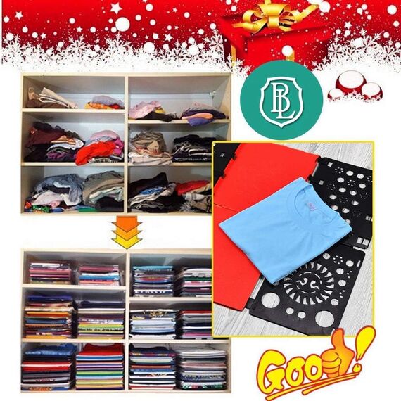 BoxLegend V3 Faltbrett für Kleidung Pollover Hosen Hemden Wäsche Kinder- und Erwachsen Falthilfe für Wäsche T Shirt Falten Zusammenlegen Wäschefalter Hemdenfalter, Rot