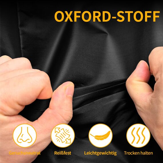 Niviy kleidersack Lang 110X60CM Reißverschluss Kleiderhülle Schwarz Anzugtasche für Reisen Atmungsaktiv Premium Oxford-Stoff,Für Anzüge Kleider Mäntel Sakkos Hemden Abendkleider Aufbewahrung 5PCS