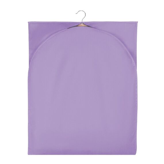 Syeeiex Kleidersack für die Aufbewahrung, 60x152 cm Atmungsaktiver Stoff, Kleidersäcke Lang für den Kleider Mäntel Abendkleider, Violett-4 Stück