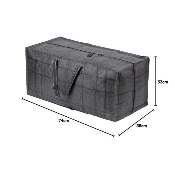 VENO 87 Liter extra große Umzugstaschen mit Rucksackgurten, Umzugshelfer, starke Griffe und Reißverschlüsse, Kleideraufbewahrung, Wäschesäcke, wiederverwendbar (Schwarzes Fenstertuch, 8er-Pack)