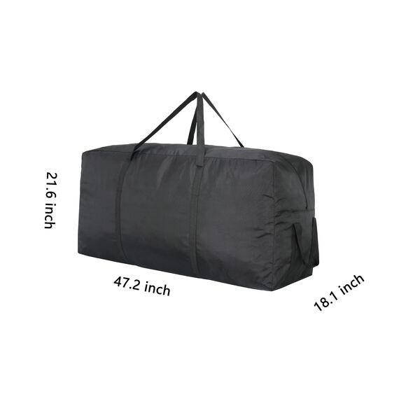Ubagoo Aufbewahrungstasche Oxford Heavy-Duty Belastbare Aufbewahrungstasche Tragetasche Mit Handgriff für Bettzeug Matratzenauflagen Decken Bettdecken and Kissen (120 * 55 * 46, 300L)