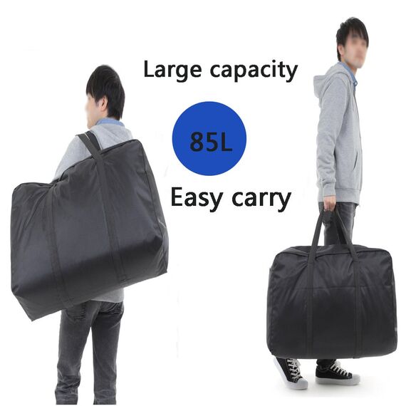 Ubagoo Groß Aufbewahrungstasche 600D Oxford Heavy-Duty Belastbare Aufbewahrungstasche Tragetasche Mit Handgriff für Bettzeug Matratzenauflagen Decken Bettdecken and Kissen(72*43*28CM,90L)