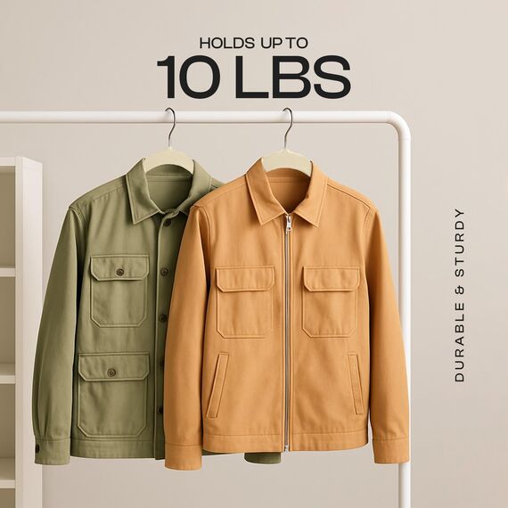 Utopia Home Premium Samt Kleiderbügel - rutschfeste & langlebige Kleiderbügel - 360 Grad drehbare Haken - Hochbelastbare Kleiderbügel - 30er Pack, Elfenbein