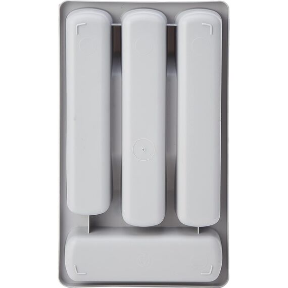 CURVER Besteckkasten für Küchenschublade, 33 x 20 x 6 cm, Grau