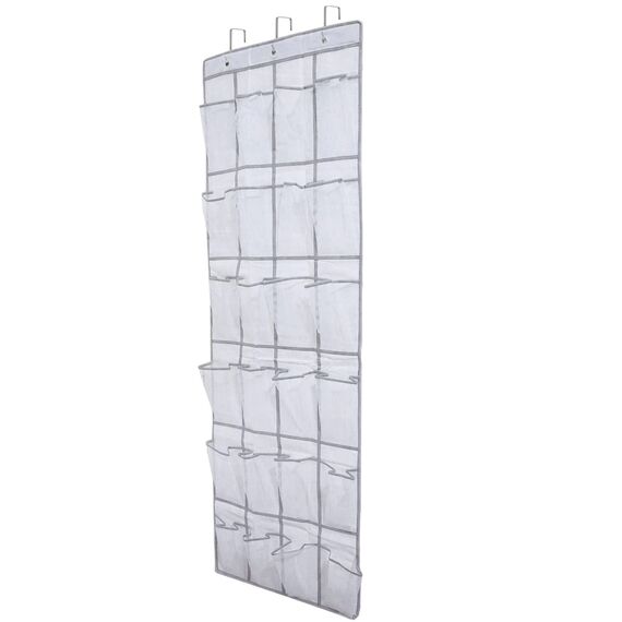 Organizer über der Tür für Schuhe, Hängend Aufbewahrungstasche mit 24 Taschen, Schuhaufbewahrung Hängend, Multifunktionale Hängeorganizer für Schlafzimmer Wohnzimmer Badezimmer