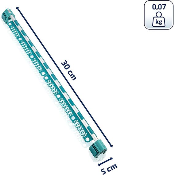 Leifheit Easyclip Linomatic windfester Kleinteilehalter, Wäscheschirm Zubehör für Linomatic Wäschespinnen, Wäschespinne Zubehör mit Klippverschluss