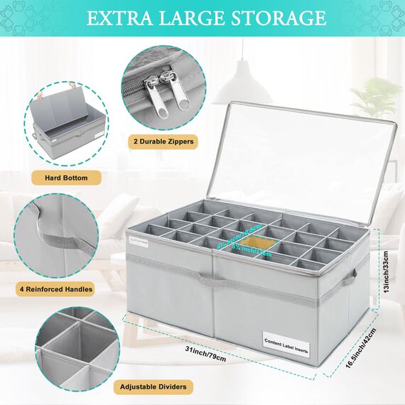 LUVHOMEE Schuhorganizer für Closet, Passt 24 Paare, große Schuhschrank, Schuhbox mit Durchsichtigem Deckel, Starke Aufbewahrungskiste für Schuhaufbewahrung, Platzsparender Shoe Rack mit Griffen, Grau