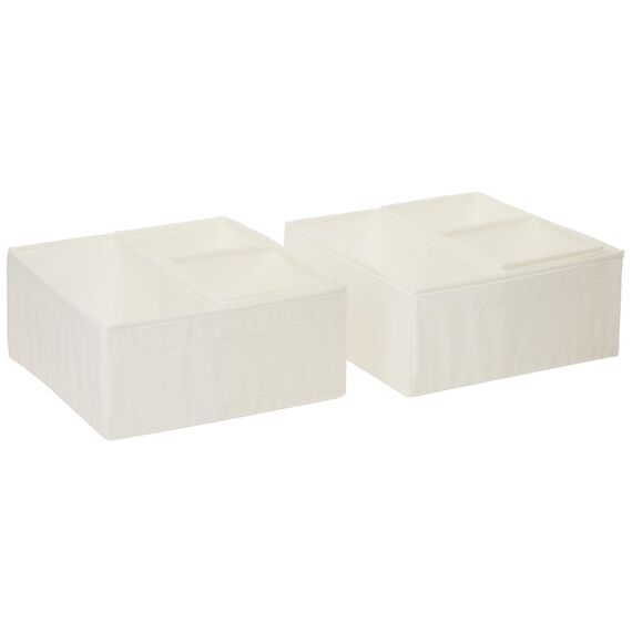 IKEA SKUBB-Box, 6er-Set, weiß