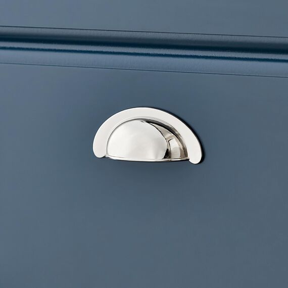 SoBuy Schuhbank mit Sitzkissen und Stauraum Schuhschrank mit Klappe, Schuhregal schmal platzsparende Sitzbank mit Stauraum für Flur, Wohnzimmer, Schlafzimmer, bis 150 kg, Blau, 60x52x24cm, FSR82-K-B