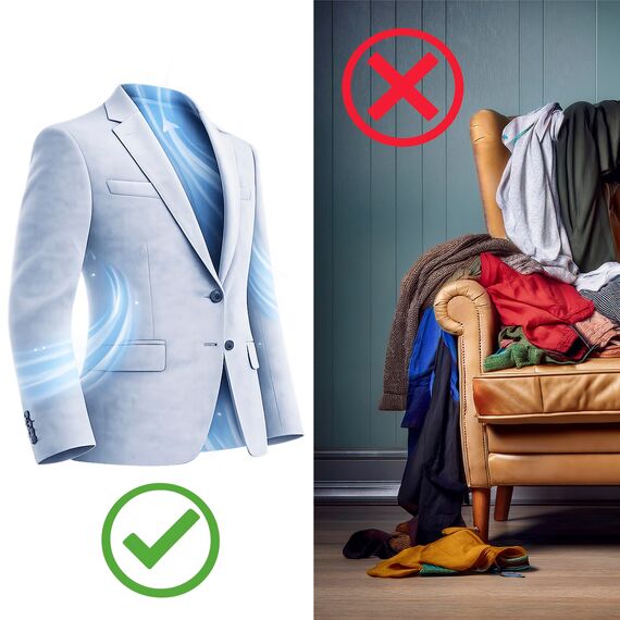 HAKU Herrendiener für Schlafzimmer stiller Diener Badezimmer chrom, weiß, MDF Metall - Maße: B 45 x H 110 x T 30 cm, Style: Modern