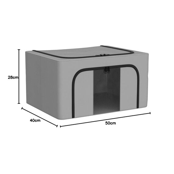 LIVIVO Set mit 3 Aufbewahrungsbeuteln, Organizer mit doppelt öffnenden Reißverschlüssen, klare Fenster, ideal für die Aufbewahrung von Bettdecken, Decken, Bettwäsche, Kleidung, Handtüchern, Pullovern