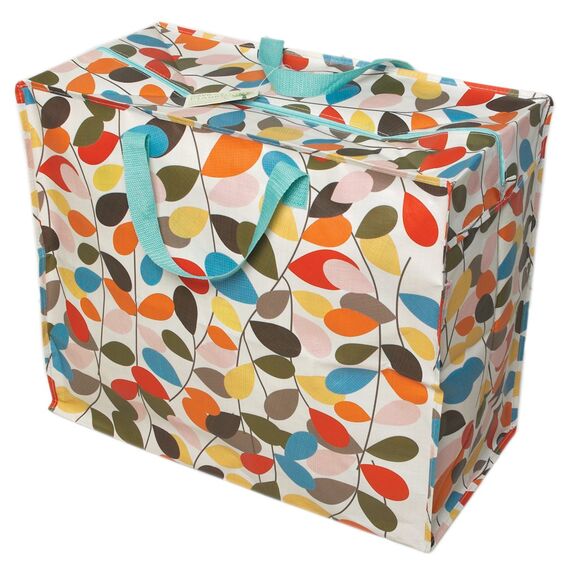 Riesentragetasche mit Blumenmuster – verschiedene Designs, plastik, Rot, Jumbo