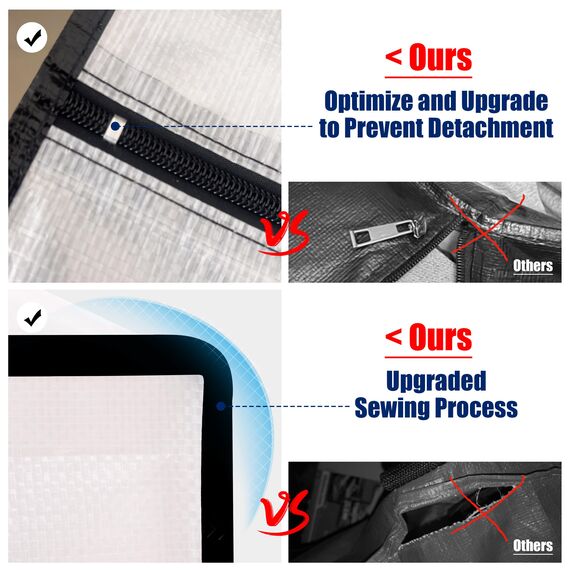 Cosy Family 4 robuste extra große Umzugstaschen mit Rucksackgurten – starke Griffe und Reißverschlüsse, platzsparende Aufbewahrungstaschen, zusammenklappbar, Alternative zu Umzugskartons (4er-Set)