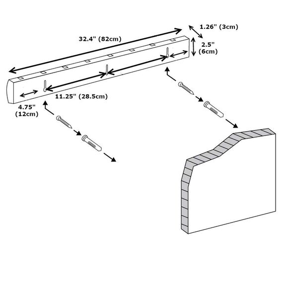 Umbra Flip 8 Garderobenhaken – Moderne, Schlichte und Platzsparende Garderobenleiste mit 8 Beweglichen Haken für Jacken, Mäntel, Schals, Handtaschen und Mehr, Weiss/Nickel