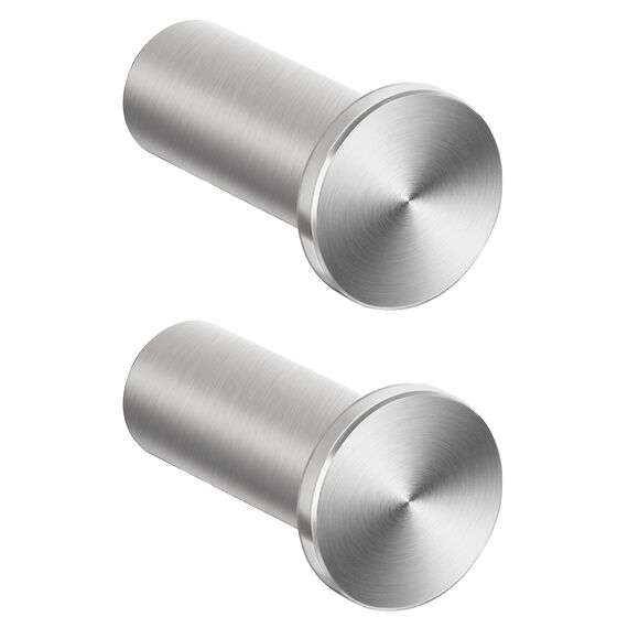 SAYAYO Garderobenhaken Edelstahl, Kleiderhaken Wand Haken zum Schrauben Handtuchhaken Wandhaken Garderobe Gebürstet 2 Stück für Badezimmer, Küche, Schlafzimmer, EGOY001Y-LS-2P