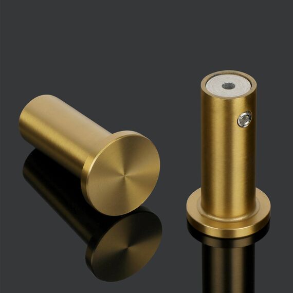 SAYAYO Garderobenhaken Edelstahl, Kleiderhaken Wand Haken zum Schrauben Handtuchhaken Wandhaken Garderobe Sonnengolden 2 Stück für Badezimmer, Küche, Schlafzimmer