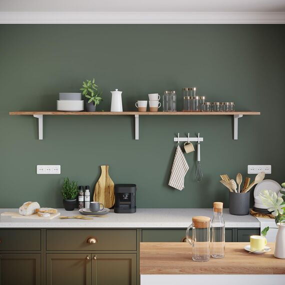 Dripex Garderobenleiste Rostfrei Edelstahl Kleiderhaken Garderobenhaken Doppelhaken bis zu 20kg belastbar Haken Weiß, 3 Haken