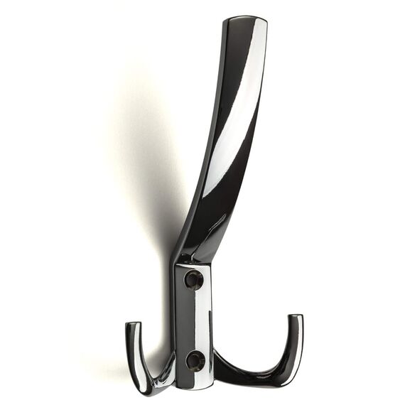 5 x SO-TECH® Garderobenhaken Julie Kleiderhaken Mantelhaken Wandhaken Chrom poliert (groß)