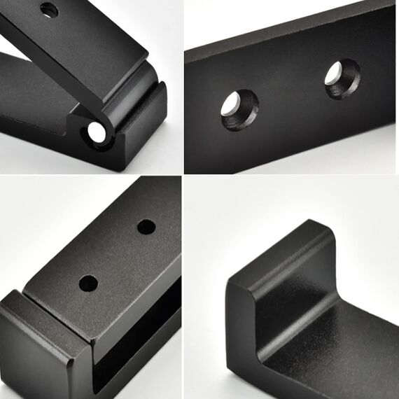 OHIYO Faltbare Kleiderhaken 2 Stück Faltbare Wandhaken zum Aufhängen von Mänteln, Wandhaken zum Aufhängen von Taschen, Rucksäcken, Hüten und Kopfhörern (Schwarz)