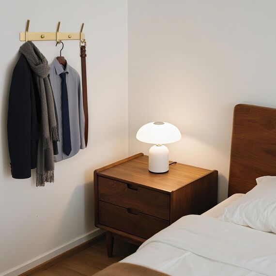 Qiannhee 2x Hakenleiste Kleiderhaken Gold Garderobenleiste Rostfrei 30CM bis 30KG Edelstahl Kleiderhaken Garderobenhaken Kinder Wandgarderob Wandmontage für Badezimmer Küche Tür Wohnzimmer Flur