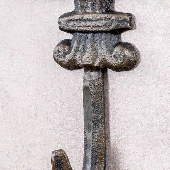 4er Set Set Haken Lilie Wandgarderobe Garderobe Wandhaken Gusseisen Antik Shabby Chic Vintage