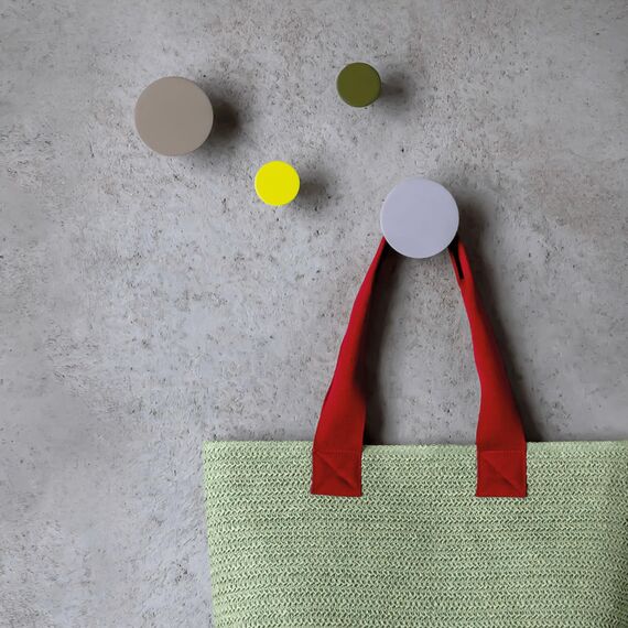 REMEMBER Wandhaken 4er Set Tulip - Stylisches Garderoben-Set - Elegante Kleiderhaken und Handtuchhaken - Vielseitige Garderobenhaken