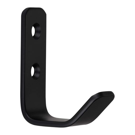 SOTECH Kleiderhaken ALBA echt Edelstahl 58 x 20 mm schwarz Garderobenhaken Haken