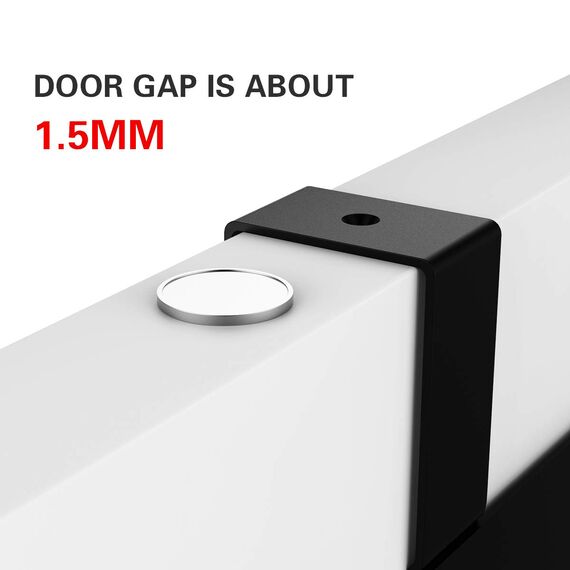 Anjuer Türhaken aus Aluminium, Organizer für Küche, Badezimmer, 6 Haken über der Tür, Schwarz