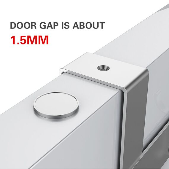 Anjuer Türhaken-Kleiderbügel, Aluminium, Organizer für Küche, Badezimmer, 6 Haken über der Tür, silberfarben