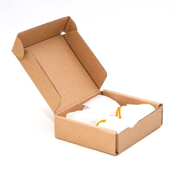 rod & knot S-Haken aus stabilem Metall - 8 Stück (Gold)