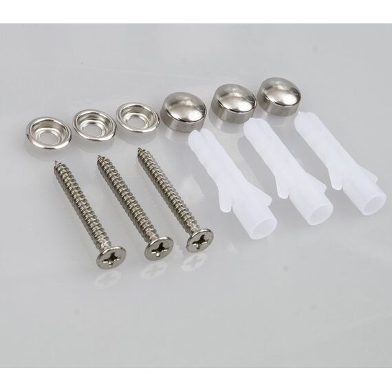 ID Dinkel Hakenleiste 1 Kleiderhaken EDELSTAHL Garderobenhaken Wandhaken 1 Haken