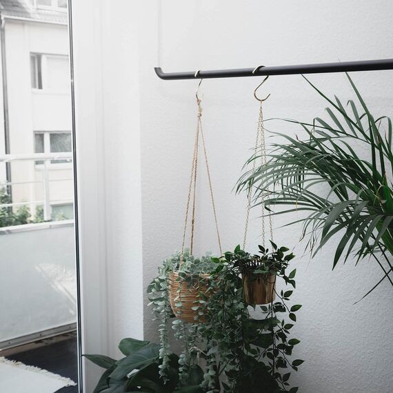 rod & knot S-Haken aus stabilem Metall - 8 Stück (Gold)