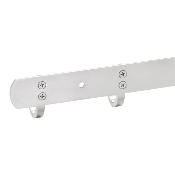 SOTECH 8er Hakenleiste SAMU Mehrzweckhaken Türgarderobe Edelstahl gebürstet 620 mm