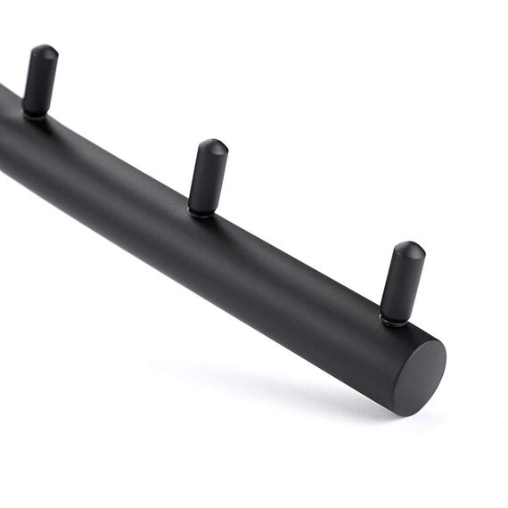 SUMNACON Kleiderbügel aus Edelstahl, Wandhalterung, Kleiderhaken mit Schwenkarm, stabiler Kleiderschrank, Aufbewahrungs-Organizer für Waschküche, Schlafzimmer, Kleidung, Trockengestell mit 5 Haken,