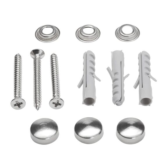 SOTECH CORA Hakenleiste 6 Kleiderhaken Edelstahl Garderobenhaken Wandhaken 6 Haken