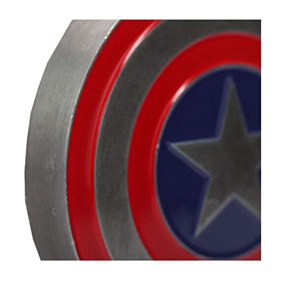 Open Road Brands Marvel Captain America Schild Wandhaken aus Gusseisen, Captain America Haken für Mäntel, Jacken, Schlüssel und mehr