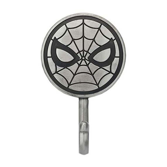 OpenRoad Brands Spider-Man Wandhaken aus Gusseisen, 100% Gusseisen, Wandmontage, 1 Stück, Blau, Vintage, Superheld, Spiderman, Wand, Schlüsselhalter, 7,6 x 12,7 cm