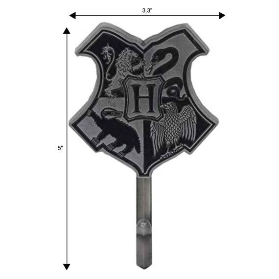 Open Road Brands Harry Potter Hogwarts Wappen Wandhaken aus Gusseisen