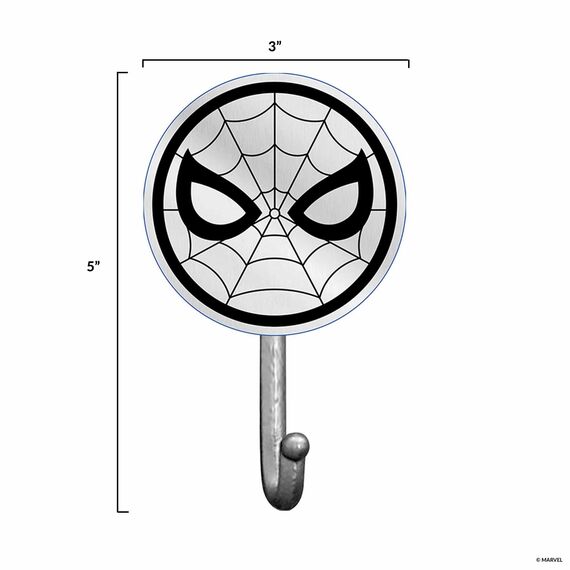 OpenRoad Brands Spider-Man Wandhaken aus Gusseisen, 100% Gusseisen, Wandmontage, 1 Stück, Blau, Vintage, Superheld, Spiderman, Wand, Schlüsselhalter, 7,6 x 12,7 cm