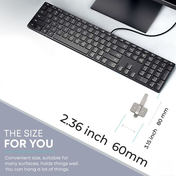 SAYONEYES Gebürstete Nickel-Wandhaken, strapazierfähige SUS304-Edelstahl-Doppelwandhaken, Badezimmer-, Eingangsbereich-Haken zum Aufhängen von Handtüchern, Taschen, Schlüsseln, Jacke, 5er-Pack