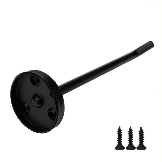 Rannb Schwarze Oberfläche Einzelhaken 145mm Length 4pcs