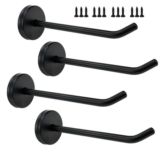 Rannb Wandhaken aus Edelstahl, langer Kleiderhaken für Küche, Schlafzimmer und Wohnzimmer, 120 mm, 4 Stück