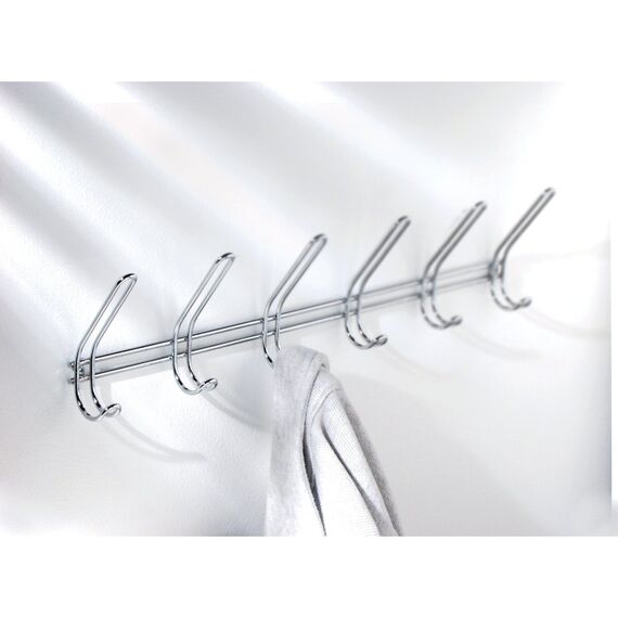 iDesign 44032EU Classico Wandmontierte 6-er-Hakenleiste