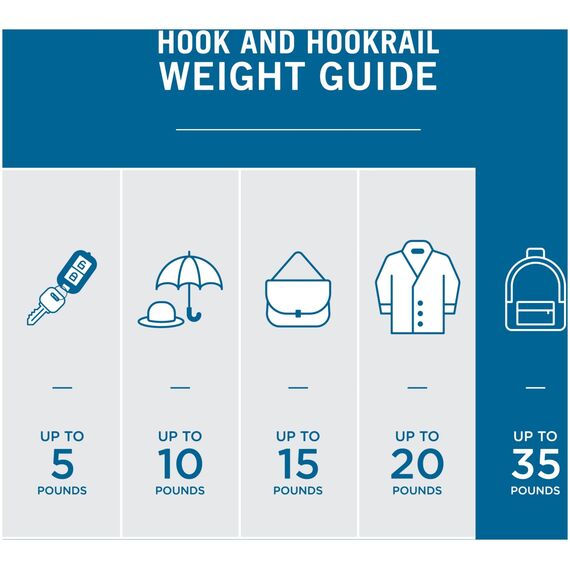 Franklin Brass Verlängerungshaken, oval, reinweiß, B45618M-PW-R
